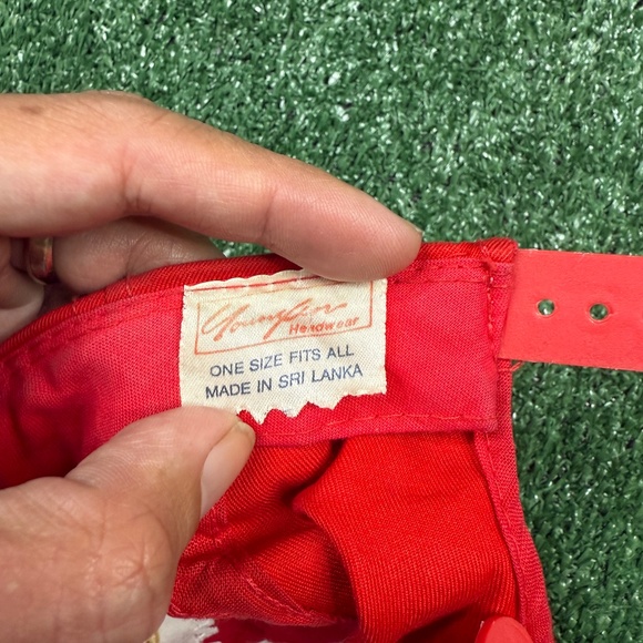 Vintage 90s San Francisco 49ers Snapback Men's One Size Red NFL Footbal Youngan - Picture 8 of 8